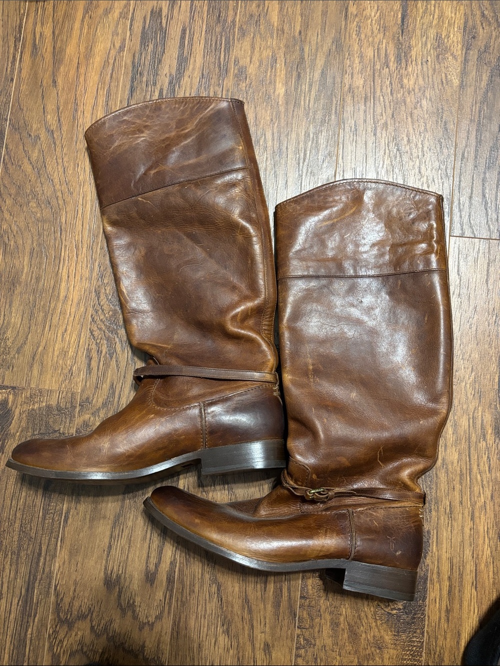 Women’s Tall Leather Riding Boots - Brown